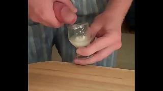 Drinking own cum
